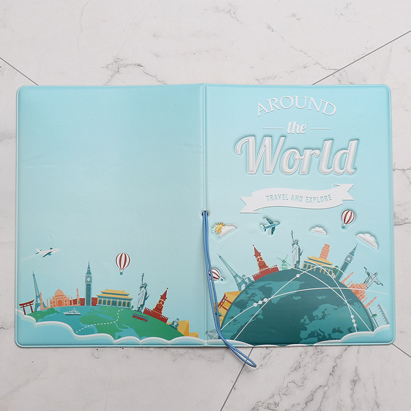 Cute Cartoon Passport Cover PU Leather 14*10cm - Image 3