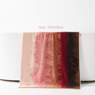 70x140cm Cotton Super Absorbent Ombre Pink Bath Towels