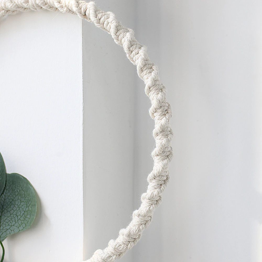 Artificial Flowers Spring Wreath Wall Hanging Home Decor - Image 3