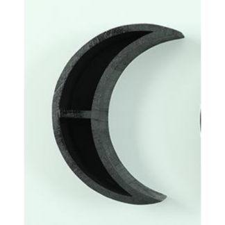 Wooden Small Moon Phase Shelf Wall Decor