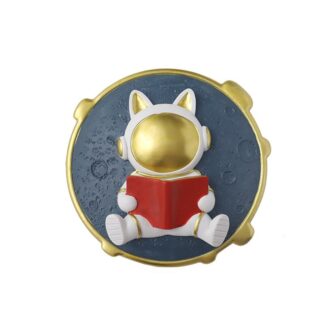 Creative Astronaut Figurine Resin Sculpture Wall Hanging Decor Nordic Style