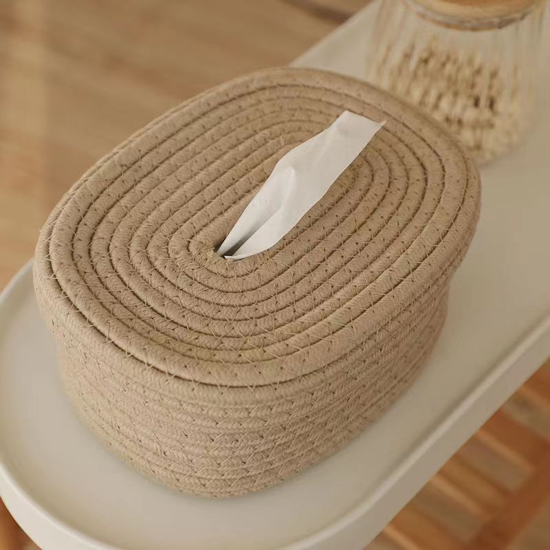 Cotton Rope Woven Tissue Box - Image 6