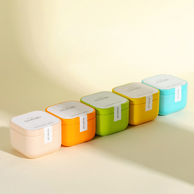 Litchi Freesia Scent Aromatic Candles Tinplate Candles Jars with Lid Home Decoration - Image 4