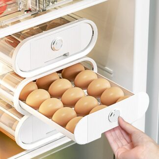 Egg Storage Box Refrigerator Egg Storage Organizer