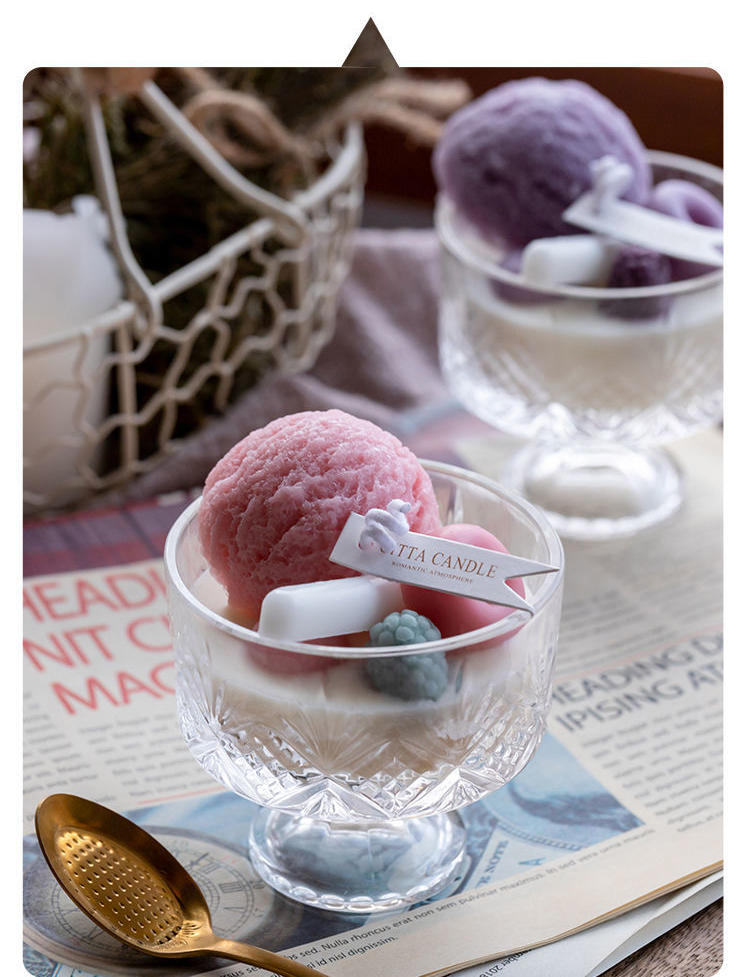 Ice Cream Shaped Scented Aromatherapy Candles for Home Decoration - Image 3