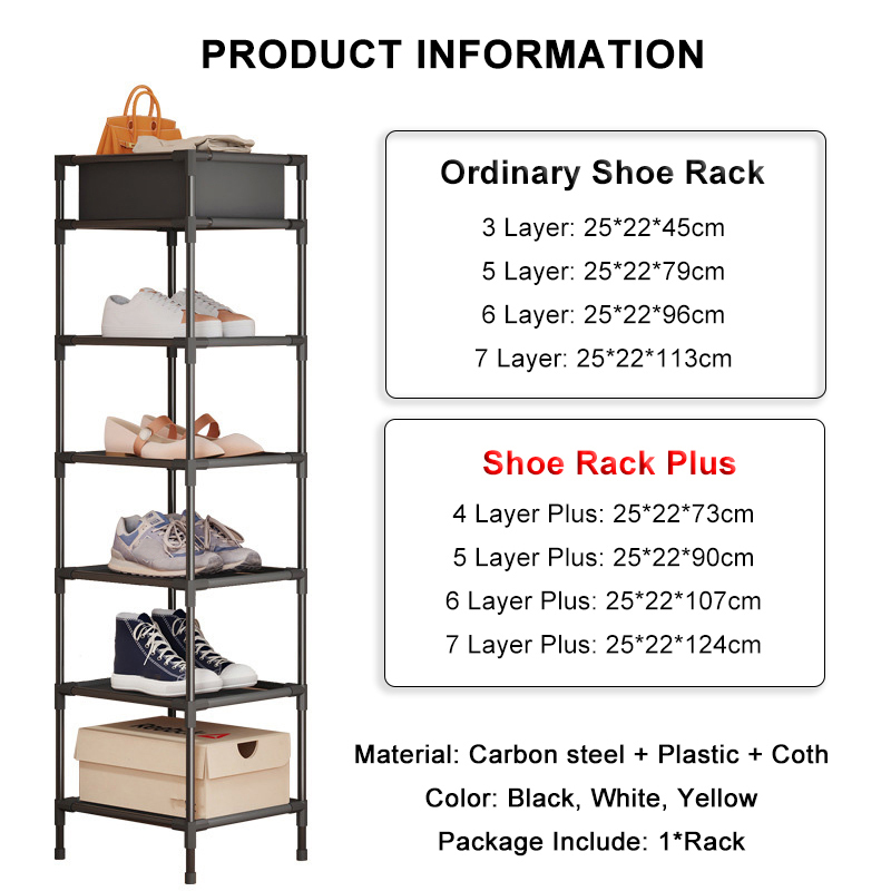 Stackable Shoe Rack Multi-layer Shoe Storage Rack - Image 6