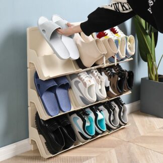 Stackable Shoe Racks Vertical Shoes Hanger