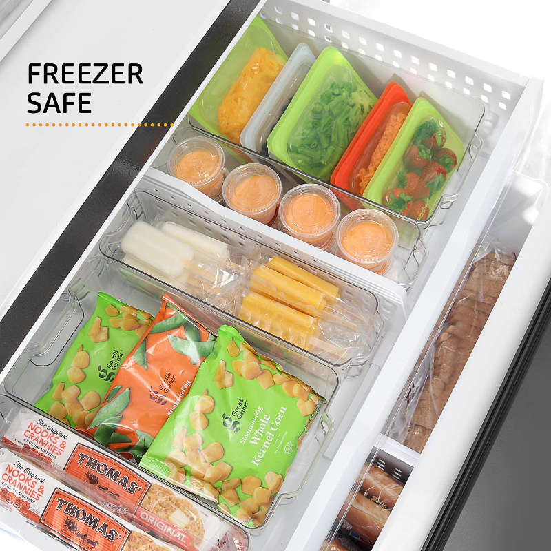 Stackable Storage Fridge Bins - Refrigerator Organizer Bins - Image 2