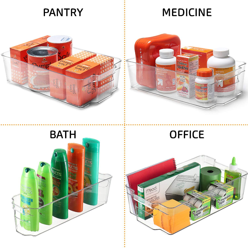 Stackable Storage Fridge Bins - Refrigerator Organizer Bins - Image 4