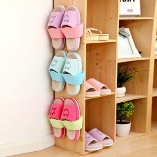 Wall Hanging Sticky Display Shelf Shoes Organizer