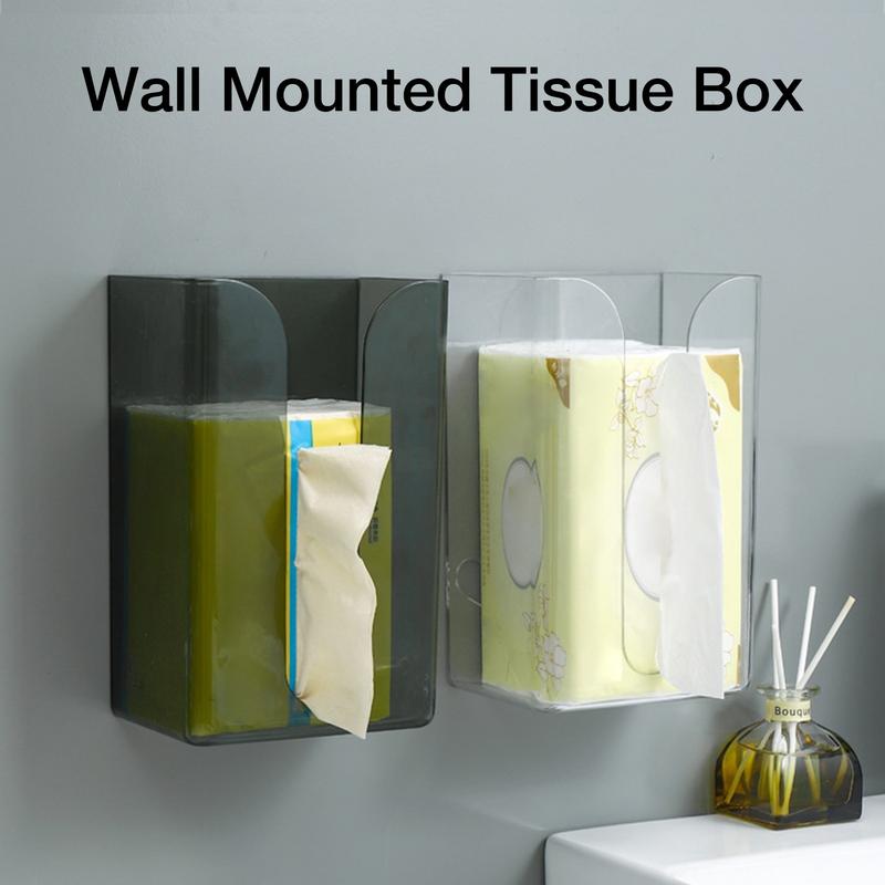 Wall Mounted Tissue Box Rectangular Wall Tissue - Image 2
