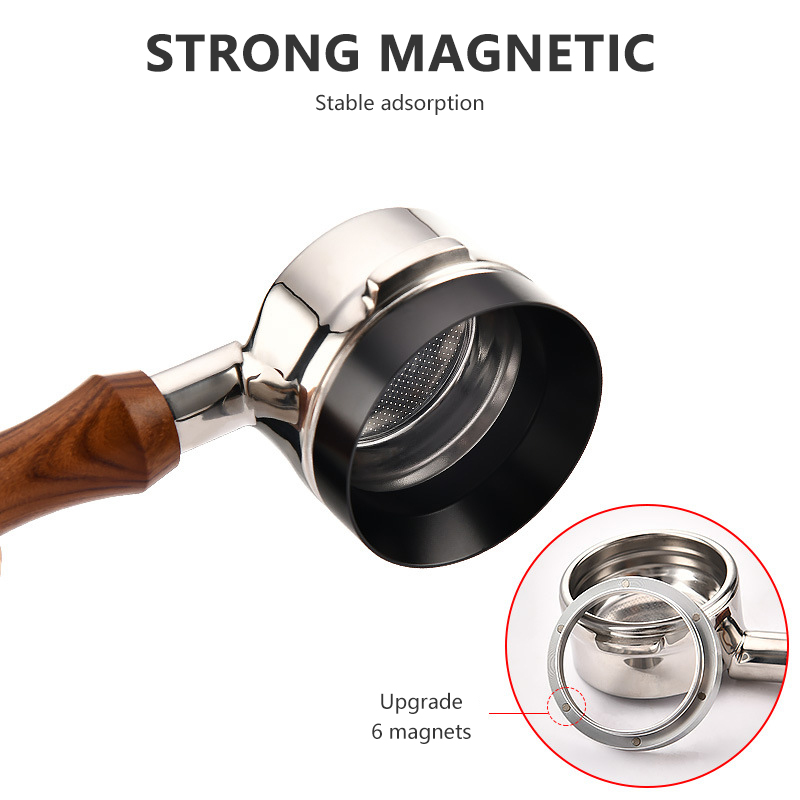 Aluminum Dosing Ring with Magnetic for Brewing Bowl Coffee - Image 3