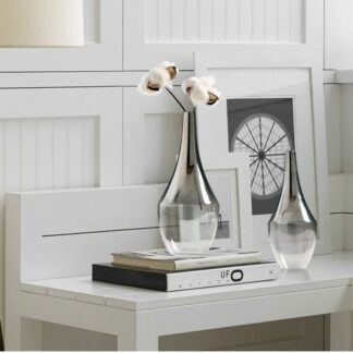 Creative Silver Gradient Flower Glass Vase