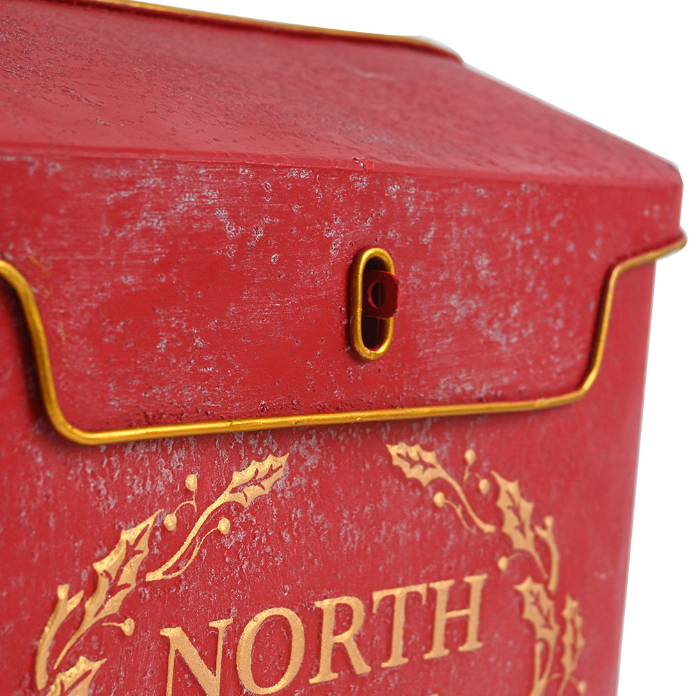 Christmas Metal Wall Mounted Containers Letter Box - Image 3