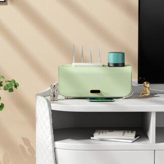 Green Wire Cable Storage Box Power Line Storage Organizer