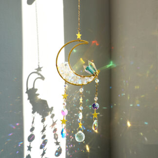 Crystal Moon Star Dreamcatcher Sun Catcher Prism Ball