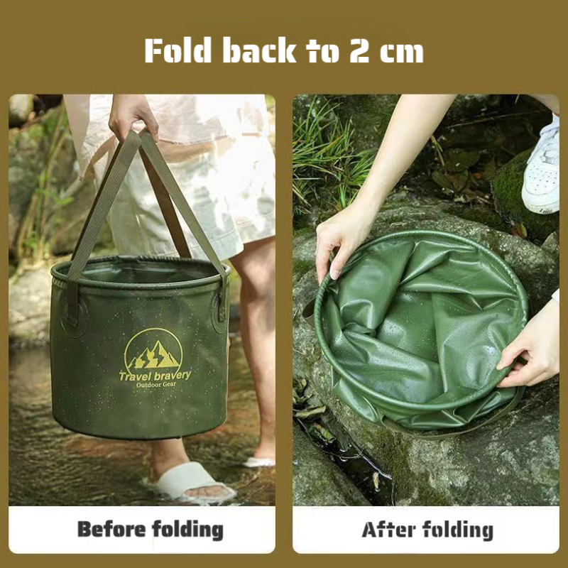 Durable Multi-functional Portable Waterproof Collapsible Travel Basin - Image 5