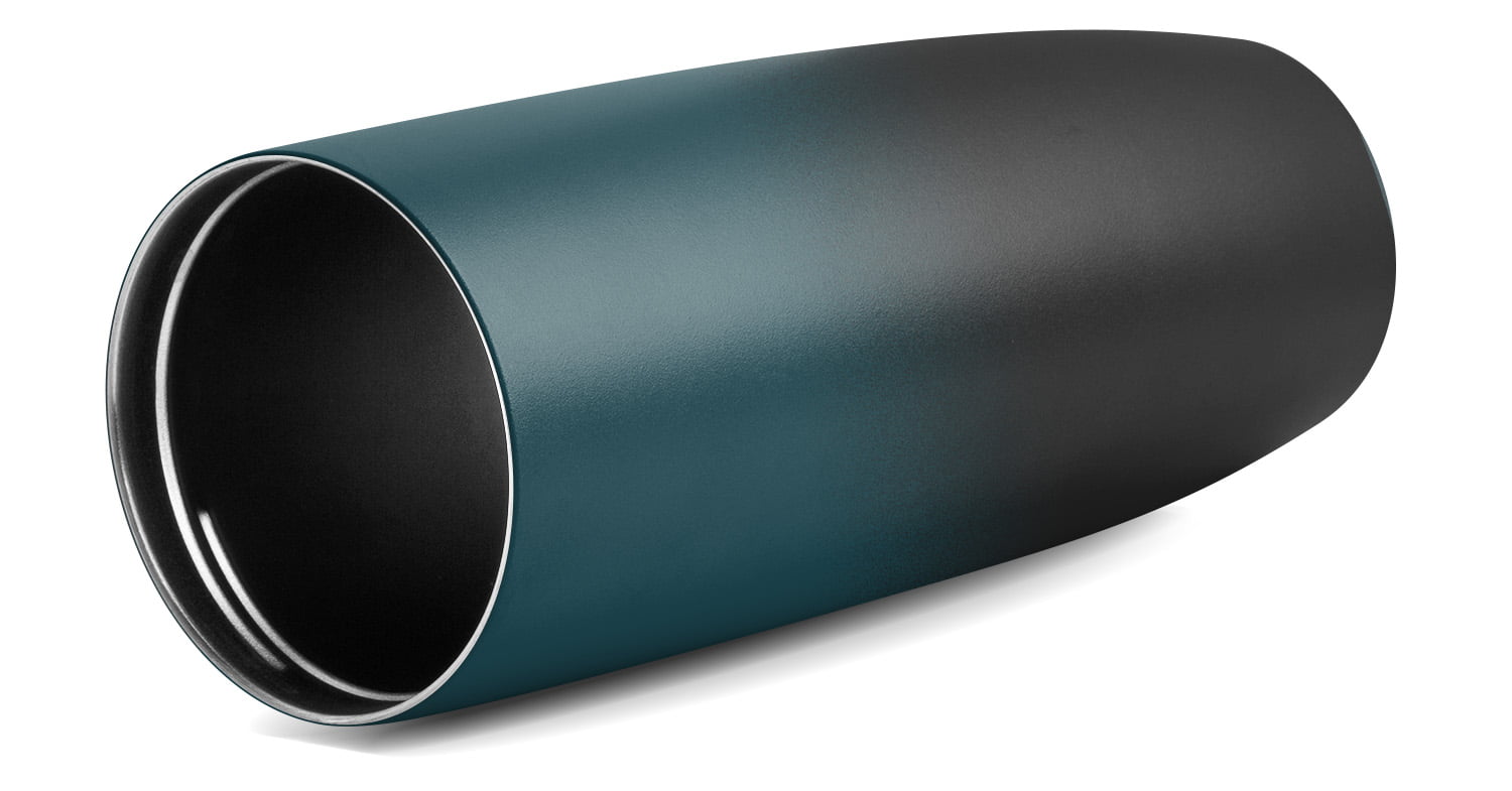 Fashionable Ombre Travel Stainless Steel Tumbler with Flip Lid and Straw - Image 4