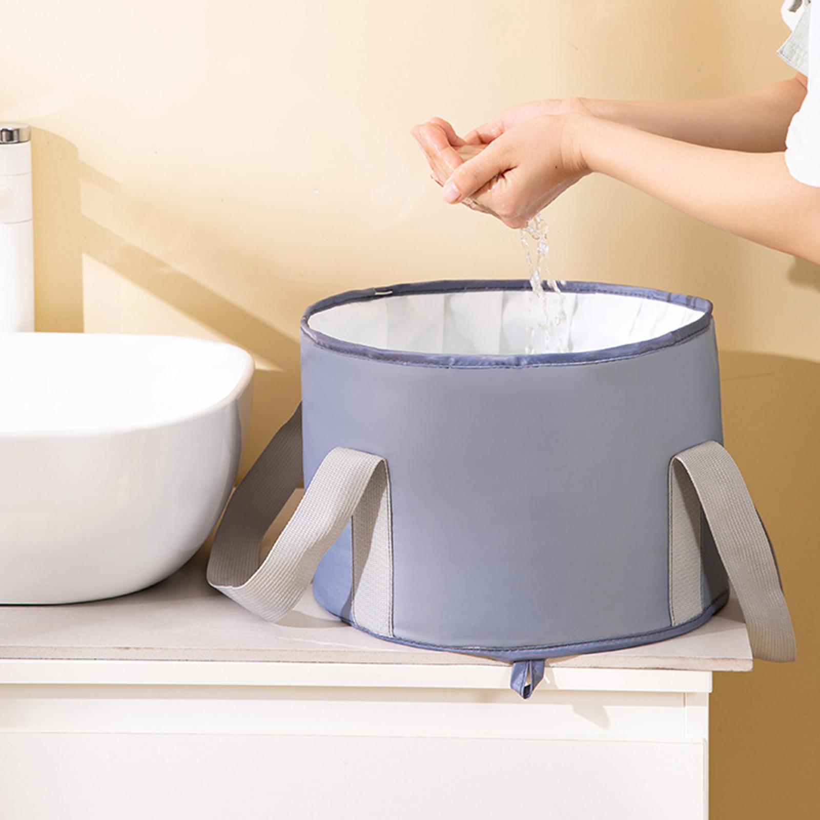 Foldable Foot Tub Portable Bath Bag Wash Basin Water Bucket