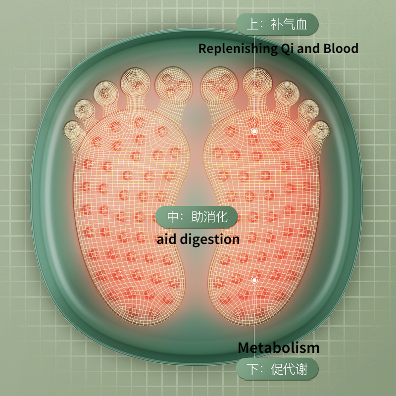 Folding Basin Plastic Foldable Basin Health Foot Bath Massage Bucket Household Laundry Tub Bathroom Folding Wash Basin Container - Image 3