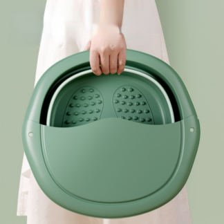 Folding Basin Plastic Foldable Basin Health Foot Bath Massage Bucket Household Laundry Tub Bathroom Folding Wash Basin Container