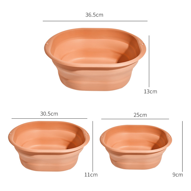 Folding Basin Portable Basin Collapsible Bucket - Image 2