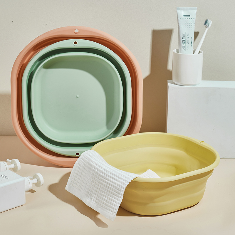 Folding Basin Portable Basin Collapsible Bucket - Image 3