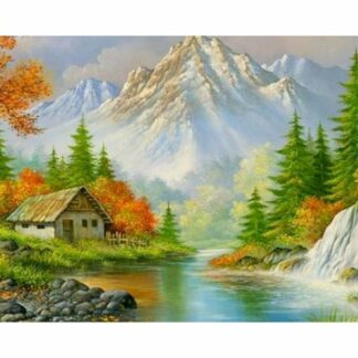 Painting By Numbers On Canvas With Frame Diy Kit