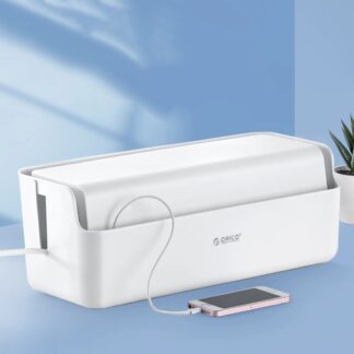 Power Strip Storage Box Cable Management Winder for Sockets Mobile Phone Holder Charging Cables Organizer