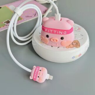 20W Charger Case Pink Cute Little Pig
