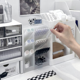 Minimalist Oblique Pen Holder Storage Box Organizer