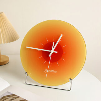 Nordic Creative Sunset Silent Clock Home Clock Decor