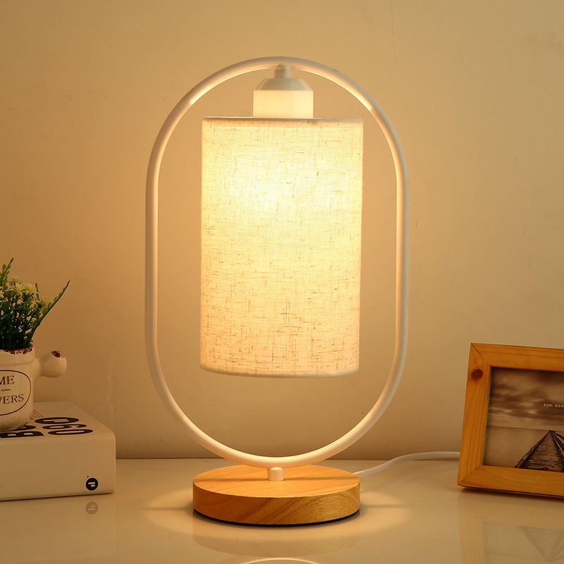 Nordic Style Solid Wood LED Table Lamp Dimming Night Light - Image 8