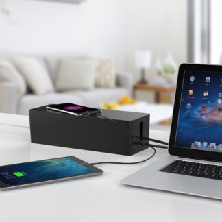 Dustproof Cable Management Storage Box to Cover and Hide & Power Strips & Cords