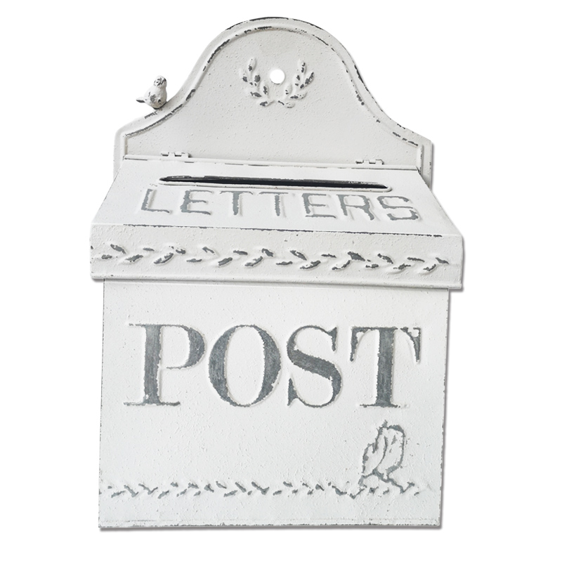 Outdoor Garden Retro Wall Mounted Metal Mailbox Decorative - Image 8