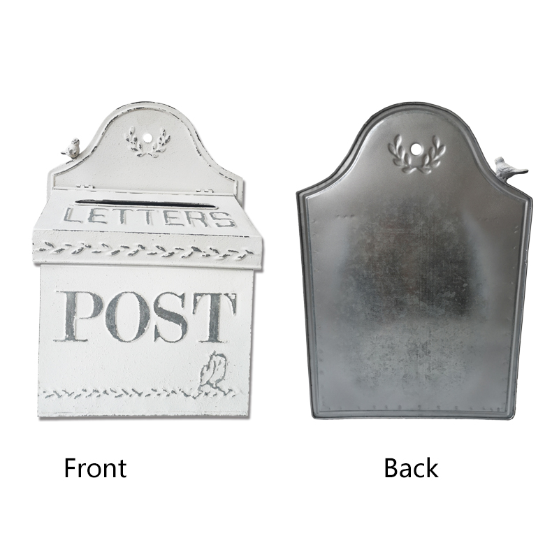 Outdoor Garden Retro Wall Mounted Metal Mailbox Decorative - Image 9