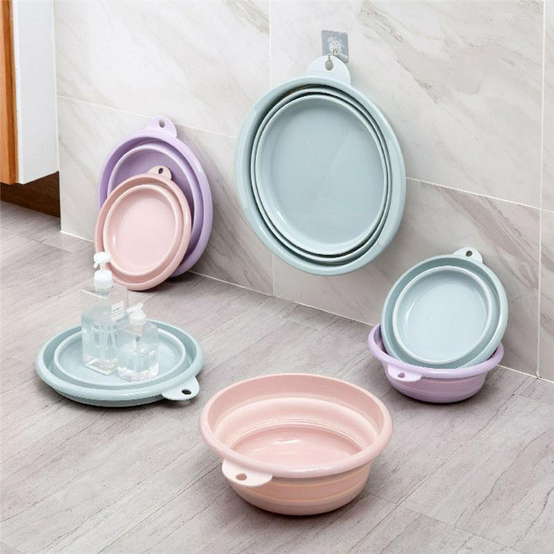 Portable Bathroom Folding Bucket Foldable Basin Tourism Outdoor - Image 5