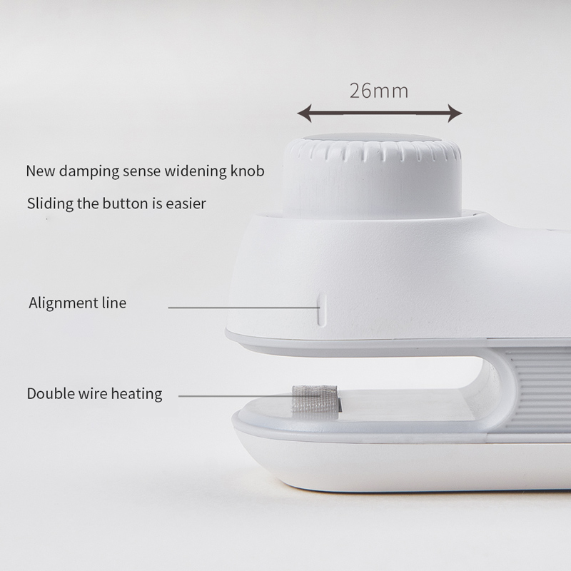 Portable Thermal Plastic Bag Sealer Household With Blade Heat Bag Sealing Machine USB Charging Kitchen Magnet Mini Heat Sealer - Image 4