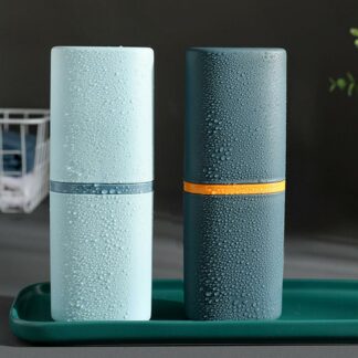 Portable Toothbrush Toothpaste Holder Box Outdoor Travel Camping Storage Organizer