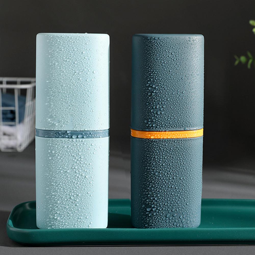 Portable Toothbrush Toothpaste Holder Box Outdoor Travel Camping Storage Organizer