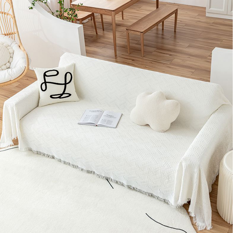 Pure Cotton Sofa Throw Blanket For Home Decoration - Image 6