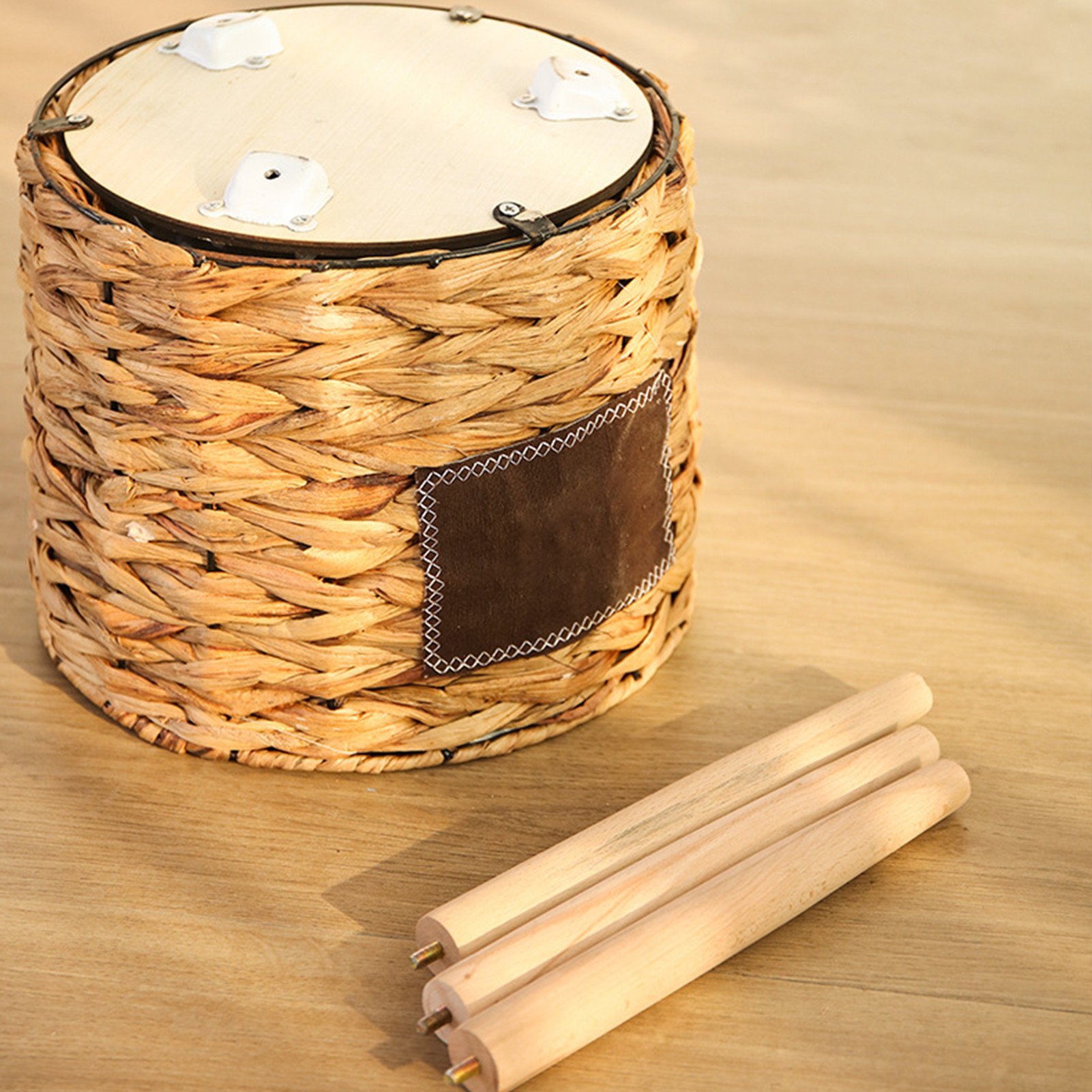 Flower Pot Basket Plants Stand With Removable Wood Legs For Indoor Gadern - Image 6