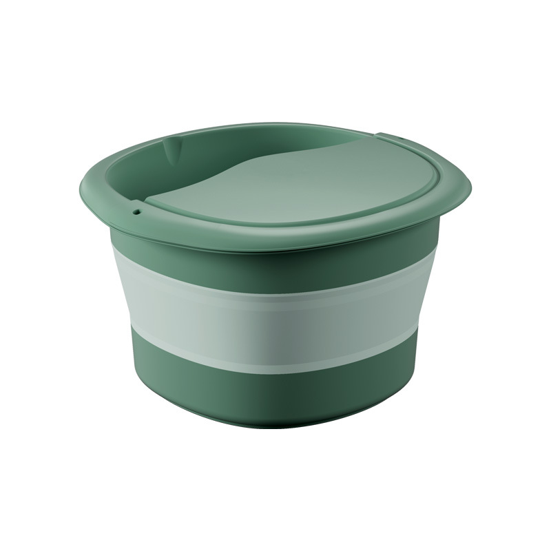 Folding Basin Plastic Foldable Basin Health Foot Bath Massage Bucket Household Laundry Tub Bathroom Folding Wash Basin Container - Image 6