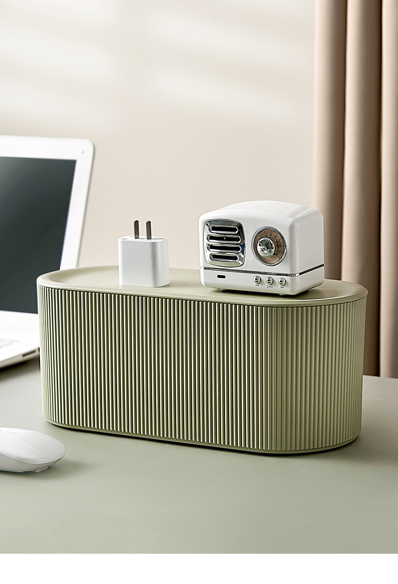 Green Wire Cable Storage Case Organizer Box for Household - Image 2