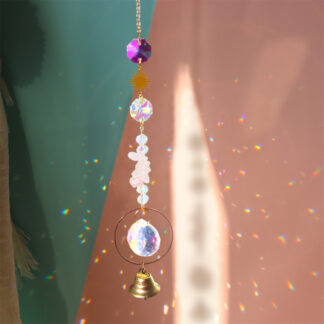Hanging Suncatcher Rainbow Crystal Pendants Wind Chimes