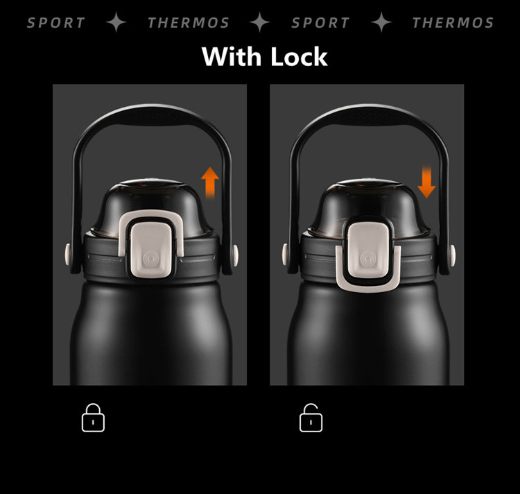 1.5L Double Wall 316 Stainless Steel Vaccum Thermoes Bottle For Sport Travel Outdoor - Image 9