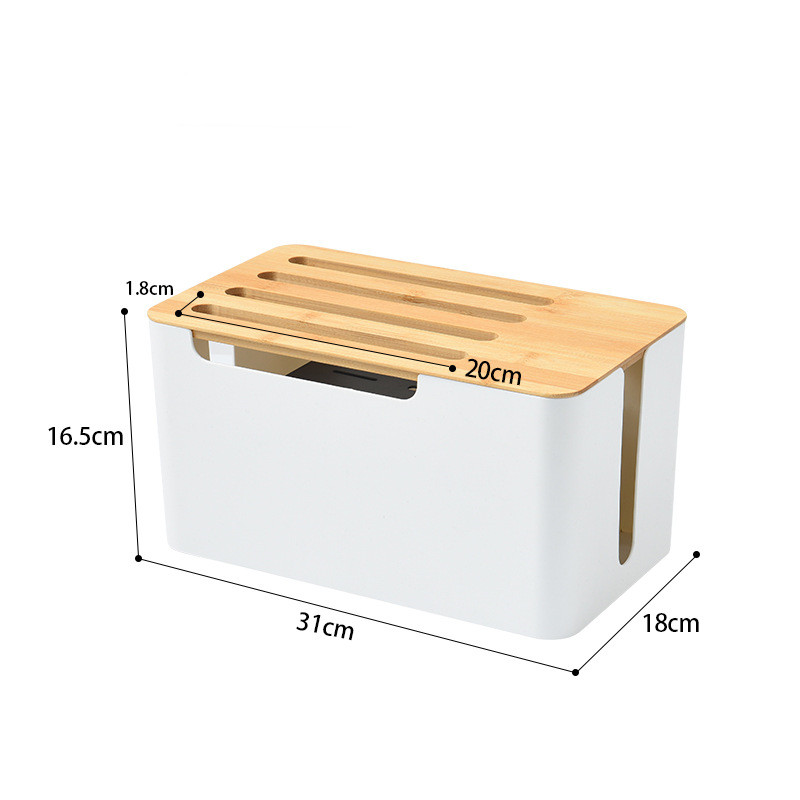 WiFi Router Storage Box Wire Cable Storage Case Organizer Box For Household - Image 8