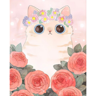 Cat HandPainted Painting Pictures By Number Kits