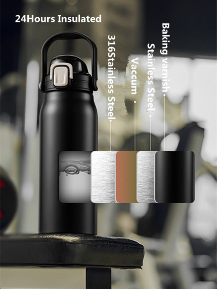 1.5L Double Wall 316 Stainless Steel Vaccum Thermoes Bottle For Sport Travel Outdoor - Image 7