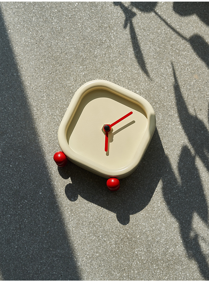 Cute Modern Wooden Table Top Clock For Home Decoration - Image 8